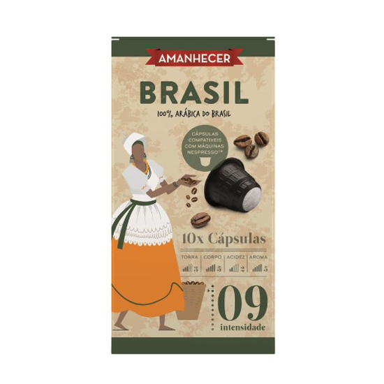 Imagem de Café Cápsulas Brasil Compativel Com Nespresso AMANHECER 10un