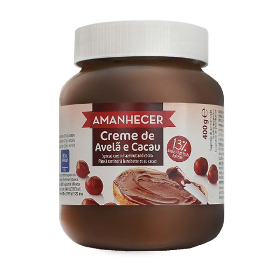 Imagem de Creme de Chocolate e Avelãs AMANHECER 400g