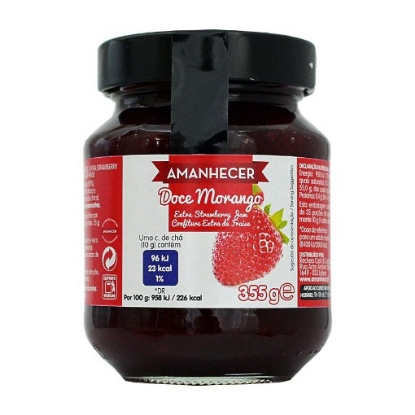 Mostrar detalhes para Doce Morango AMANHECER 355g Imagem de Doce Morango AMANHECER 355g