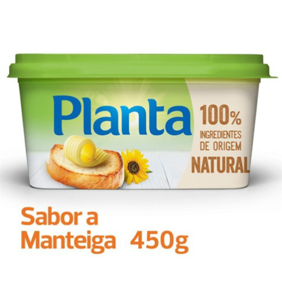 Imagem de Creme para Barrar com Sabor a Manteiga PLANTA emb.450g