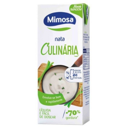 Mostrar detalhes para Natas para Culinária MIMOSA emb.200ml Imagem de Natas para Culinária MIMOSA emb.200ml