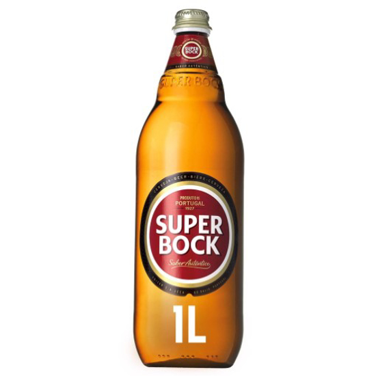 Imagem de Cerveja com Álcool  SUPER BOCK garrafa 1L