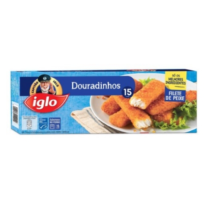 Mostrar detalhes para Douradinhos de Peixe CAPITÃO IGLO emb.420gr (15un) Imagem de Douradinhos de Peixe CAPITÃO IGLO emb.420gr (15un)