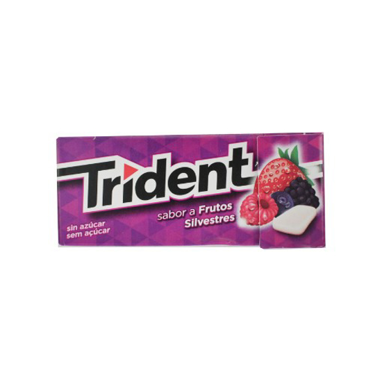 Imagem de Pastilhas Drageias Fruit Frutos Silvestres TRIDENT emb.14,5g