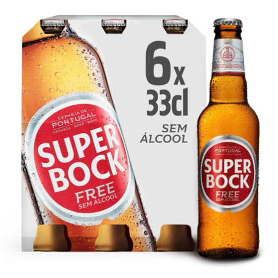 Imagem de Cerveja sem Álcool Branca SUPER BOCK emb.6x33cl