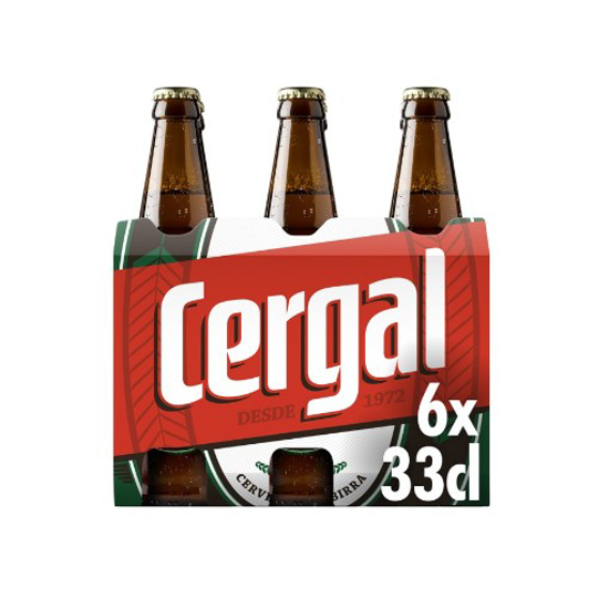 Imagem de Cerveja Com Alcool Tp CERGAL 6x33cl