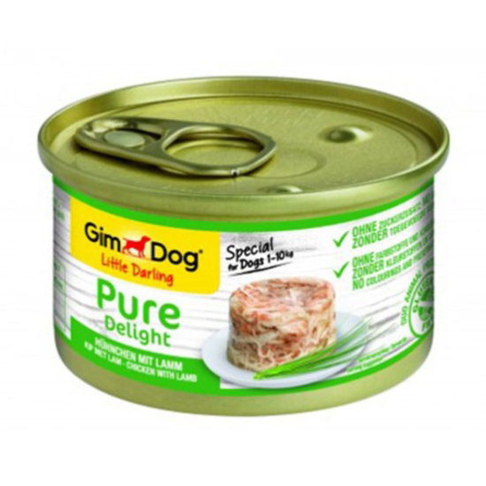Imagem de Comida Húmida para Cão Delight Frango e Borrego GIMDOG emb.150g