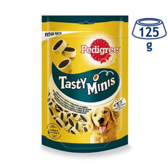 Imagem de Snack para Cão Júnior Mini Tasty Queijo/Vaca PEDIGREE emb.125g