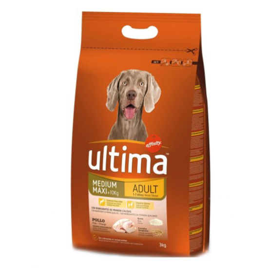 Imagem de Ração para Cão Adulto com Frango e Arroz AFFINITY ULTIMA emb.3kg