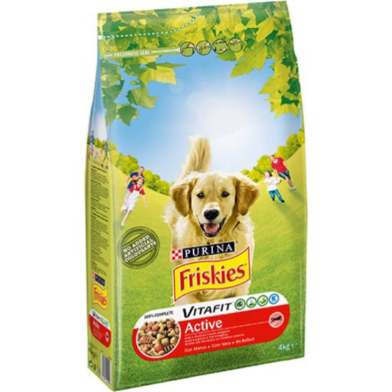 Imagem de Ração para Cão Adulto VitaFit Active com Carne de Vaca PURINA FRISKIES emb.4kg