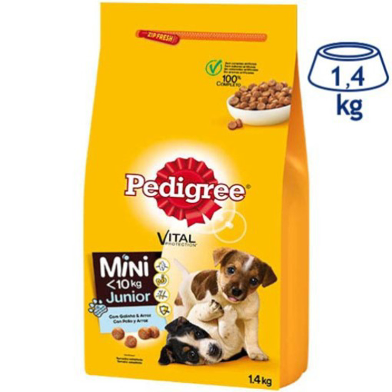 Imagem de Ração para Cão Júnior Mini Frango PEDIGREE emb.1,4kg