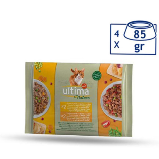 Imagem de Comida Húmida para Gato Frango e Aves AFFINITY ULTIMA emb.4x85g