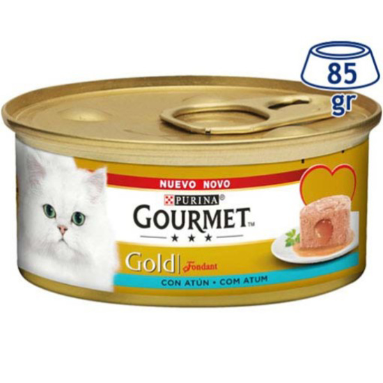 Imagem de Comida Húmida para Gato Gold Fondant Atum PURINA GOURMET emb.85g