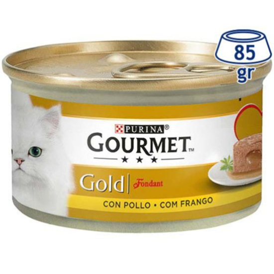 Imagem de Comida Húmida para Gato Gold Fondant Frango PURINA GOURMET emb.85g