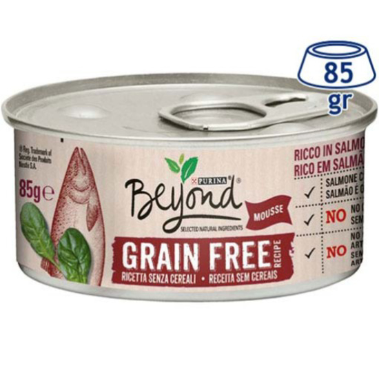 Imagem de Comida Húmida para Gato Mousse Salmão PURINA BEYOND emb.85g