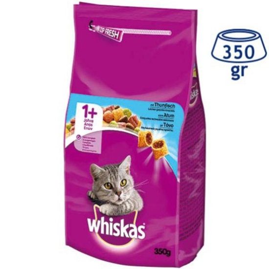 Imagem de Ração para Gato Adulto com Atum WHISKAS emb.350g