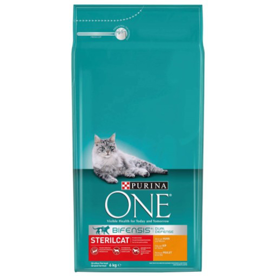 Imagem de Ração para Gato Esterilizado com Frango PURINA ONE emb.6kg