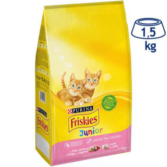 Imagem de Ração para Gato Júnior com Frango PURINA FRISKIES emb.1,5kg