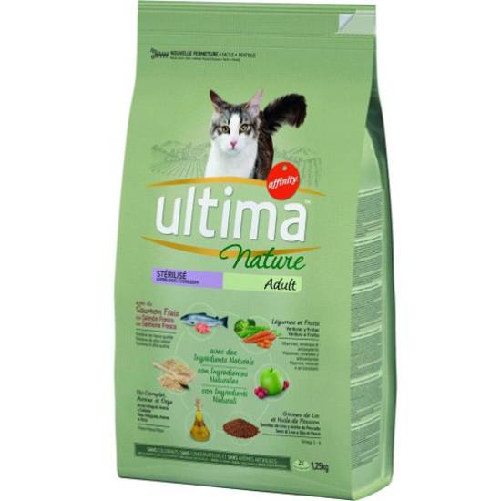 Imagem de Ração para Gato Nature Salmão AFFINITY ULTIMA NATURE emb.1,25kg