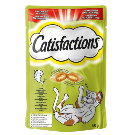 Imagem de Snack para Gato Atum CATISFACTIONS emb.60g