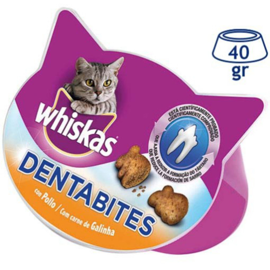 Imagem de Snack para Gato Dentabites WHISKAS emb.40g