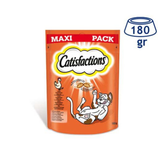 Imagem de Snack para Gato Maxipack Galinha CATISFACTIONS emb.180g