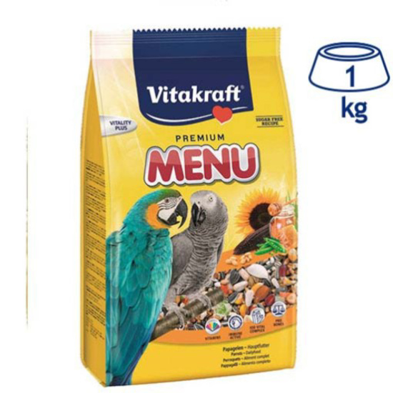 Imagem de Comida Menu para Papagaio VITAKRAFT emb.1kg