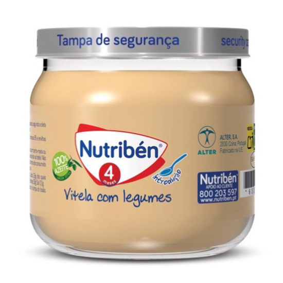 Imagem de Boião Refeição Vitela com Legumes NUTRIBÉN emb.120g