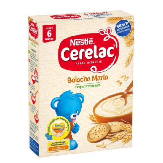 Imagem de Papa Infantil Não Láctea Bolacha Maria +6 Meses Cerelac CERELAC emb.250g