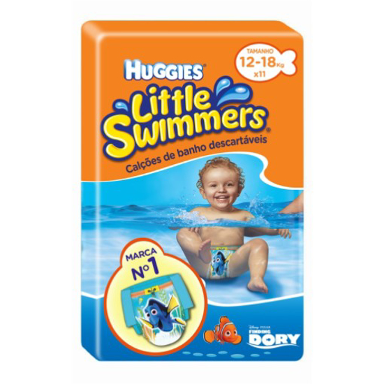 Imagem de Cuecas Banho Little Swimmers - Tamaho 12-18 Kgs HUGGIES 11un