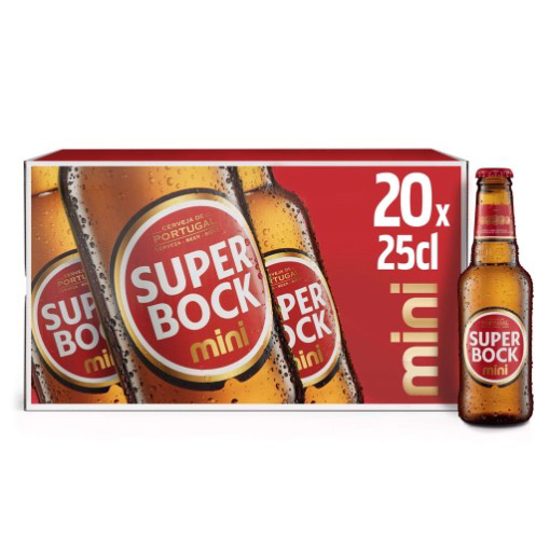 Imagem de Cerveja com Álcool  SUPER BOCK emb.20x25cl