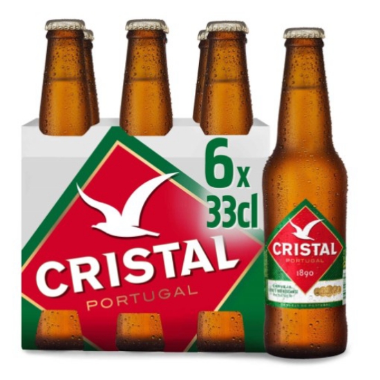 Imagem de Cerveja com Álcool CRISTAL emb.6x33cl