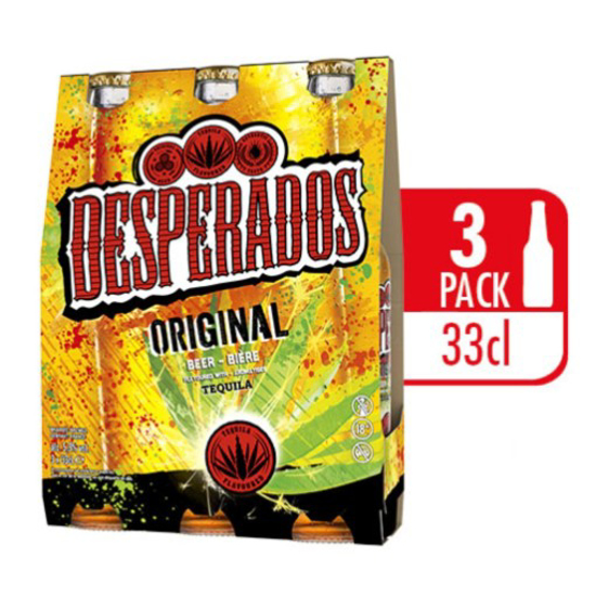 Cerveja Desperados 33cl - Cervejas com Álcool - Cervejas & Sidras