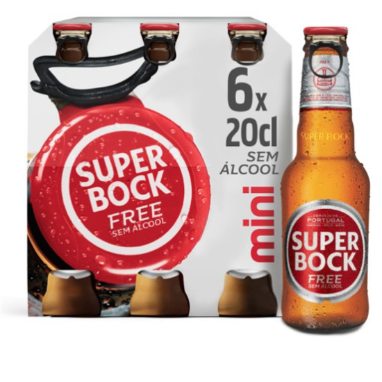 Imagem de Cerveja sem Álcool Branca SUPER BOCK emb.6x20cl