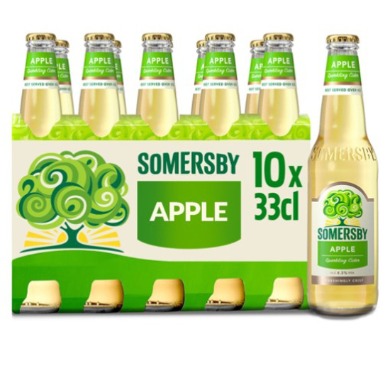 Imagem de Sidra com Álcool Maçã SOMERSBY emb.10x33cl