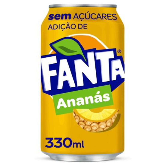 Imagem de Refrigerante com Gás Ananás FANTA lata 33cl