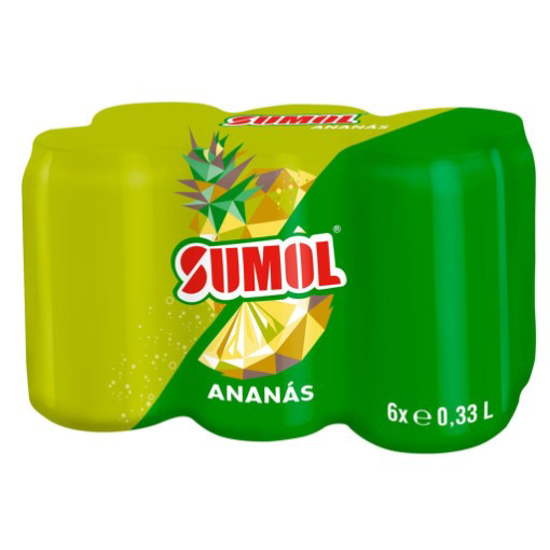 Imagem de Refrigerante Com Gás Ananás SUMOL emb.6x33cl