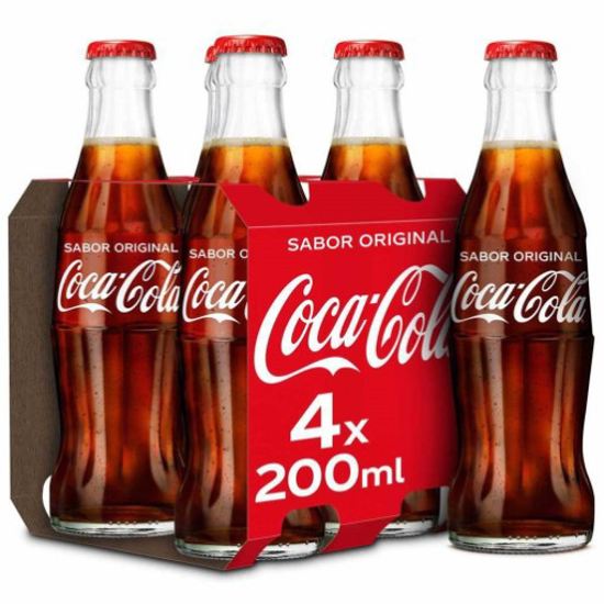 Imagem de Refrigerante com Gás COCA-COLA emb.4x20cl