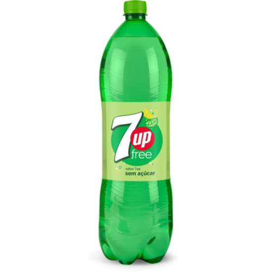 Imagem de Refrigerante com Gás Lima Limão Free SEVEN UP garrafa 1,75L