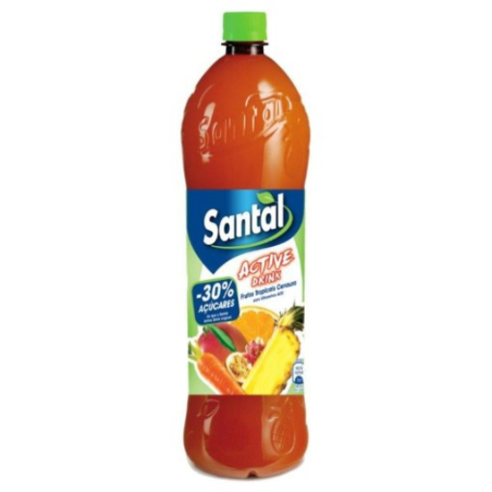 Imagem de Refrigerante sem Gás Tropical/Cenoura -30% Açúcar SANTAL garrafa 1,5L