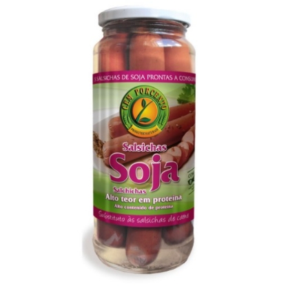 Mostrar detalhes para Salsichas Soja CEM PORCENTO emb.390g Imagem de Salsichas Soja CEM PORCENTO emb.390g
