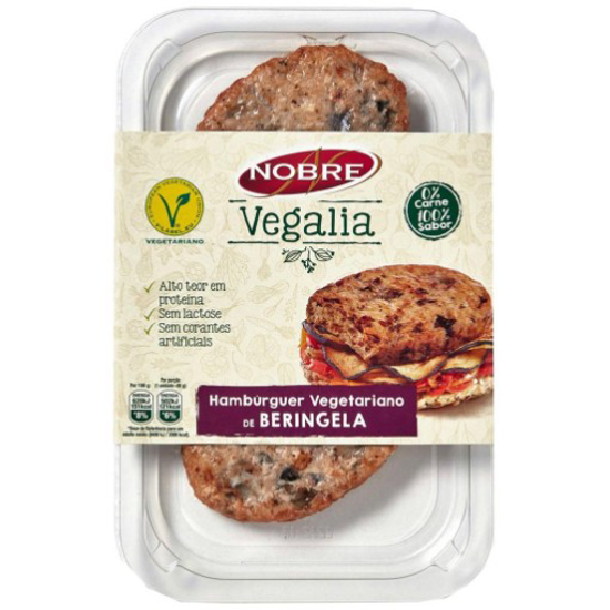 Imagem de Hambúrguer Vegetariano com Beringela NOBRE emb.160g