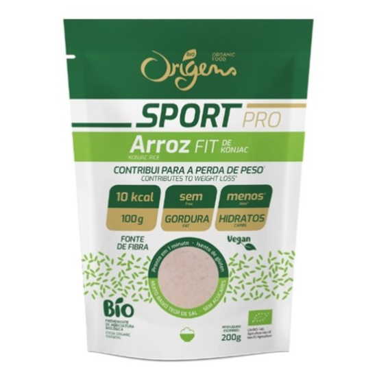 Imagem de Arroz Fit de Konjac Sport sem Glúten ORIGENS BIO emb.270g