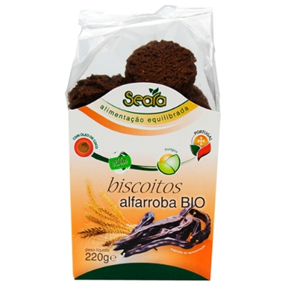 Mostrar detalhes para Biscoitos Alfarroba Biológicos SEARA emb.250g Imagem de Biscoitos Alfarroba Biológicos SEARA emb.250g