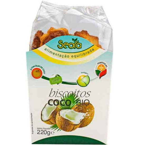 Imagem de Biscoitos de Coco Bio SEARA emb.220g