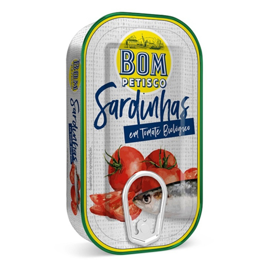 Imagem de Sardinha em Tomate Biológico BOM PETISCO emb.120g