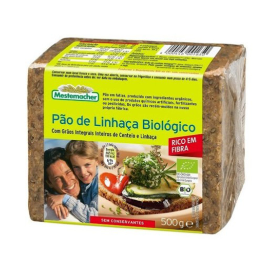 Imagem de Pão Bio de Sementes de Linhaça MESTEMACHER emb.500g