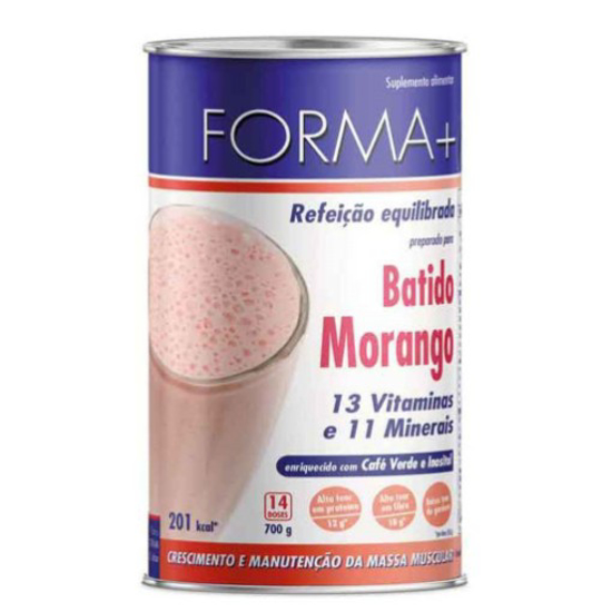 Imagem de Batido Morango Com Cla FORMA + 700g