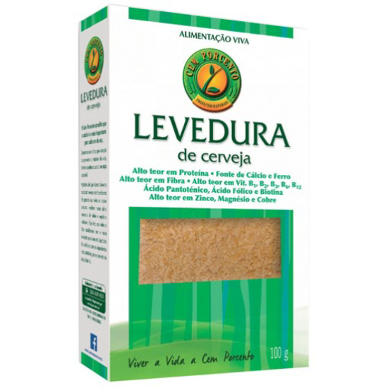 Imagem de Levedura Cerveja Flocos CEM PORCENTO emb.100g