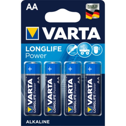 Mostrar detalhes para Conjunto 4 Pilhas AA Power VARTA 4un Imagem de Conjunto 4 Pilhas AA Power VARTA 4un